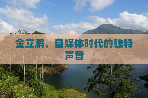 金立鹏，自媒体时代的独特声音