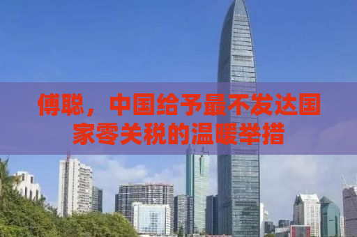 傅聪，中国给予最不发达国家零关税的温暖举措