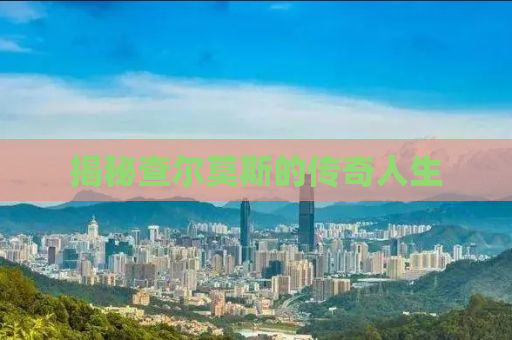揭秘查尔莫斯的传奇人生