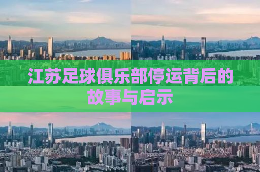 江苏足球俱乐部停运背后的故事与启示